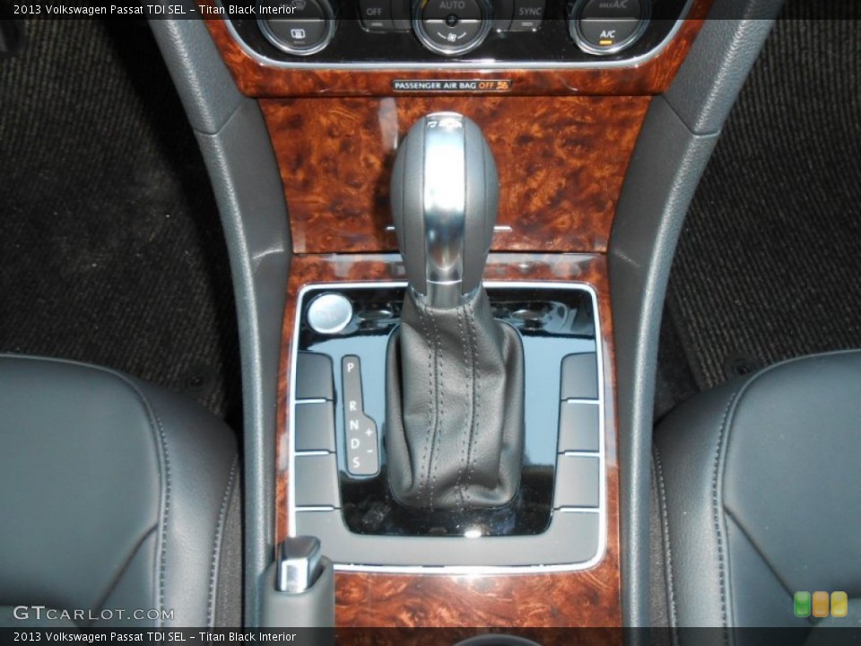 Titan Black Interior Transmission for the 2013 Volkswagen Passat TDI SEL #68865408