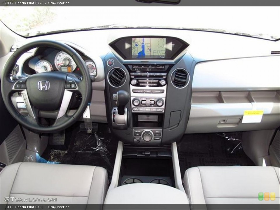 Gray Interior Dashboard for the 2012 Honda Pilot EX-L #68866470