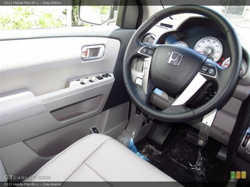 Gray Interior Steering Wheel for the 2012 Honda Pilot EX-L #68866480
