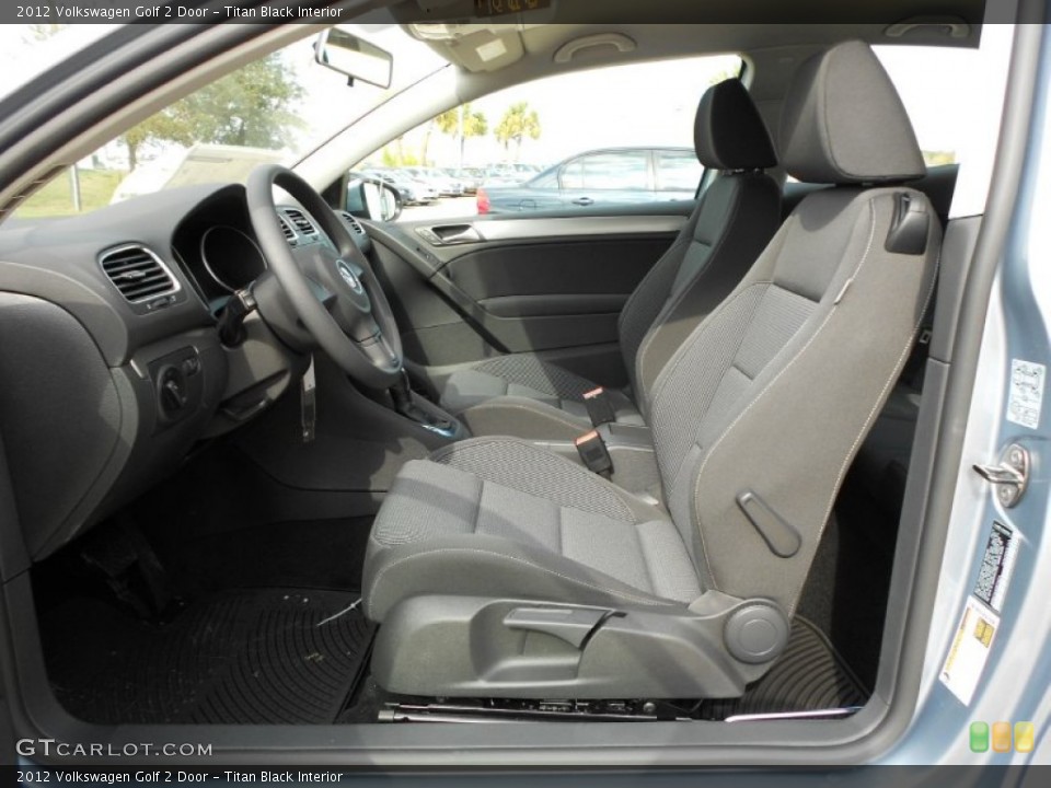 Titan Black Interior Photo for the 2012 Volkswagen Golf 2 Door #68866773