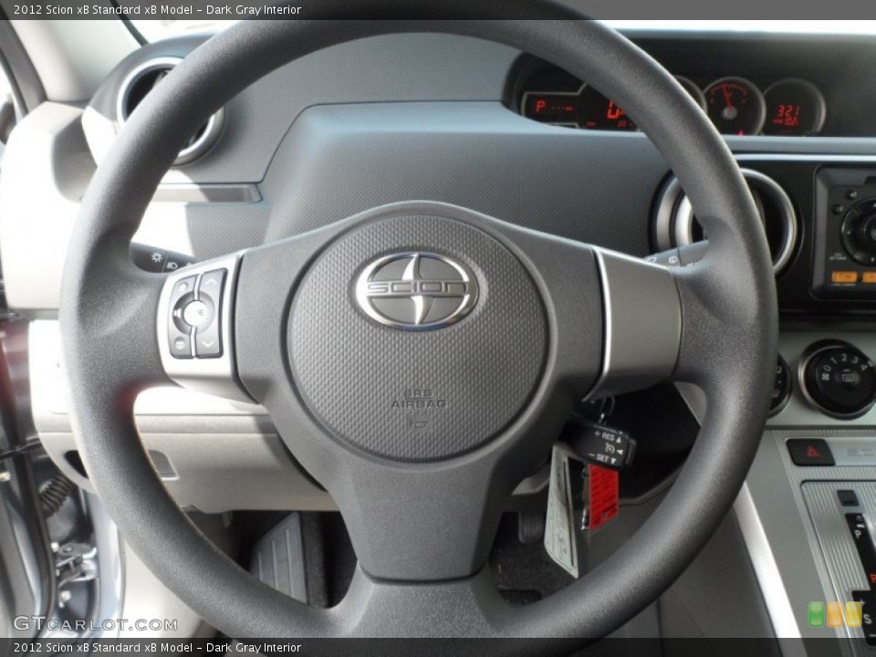 Dark Gray Interior Steering Wheel for the 2012 Scion xB  #68869068