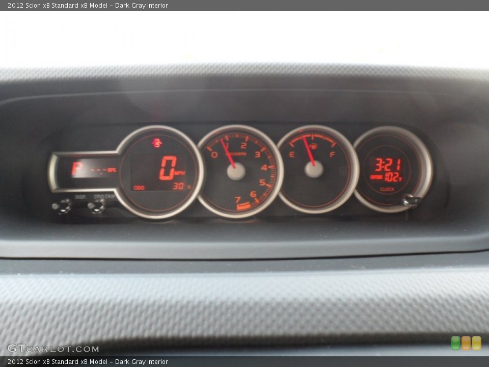 Dark Gray Interior Gauges for the 2012 Scion xB  #68869074