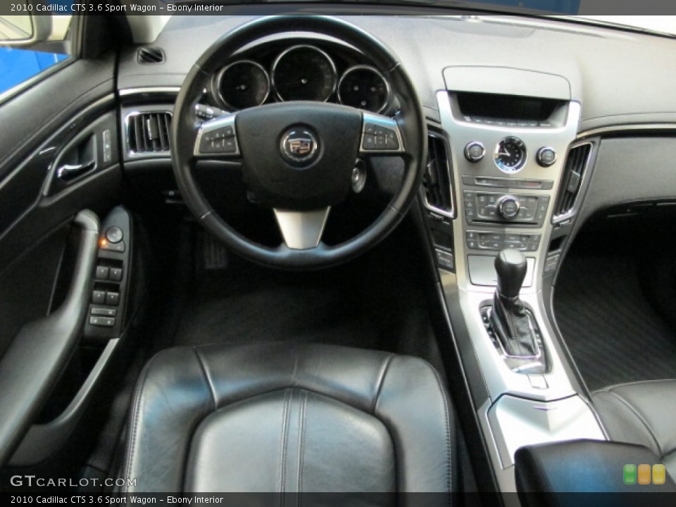 Ebony Interior Dashboard for the 2010 Cadillac CTS 3.6 Sport Wagon #68869526