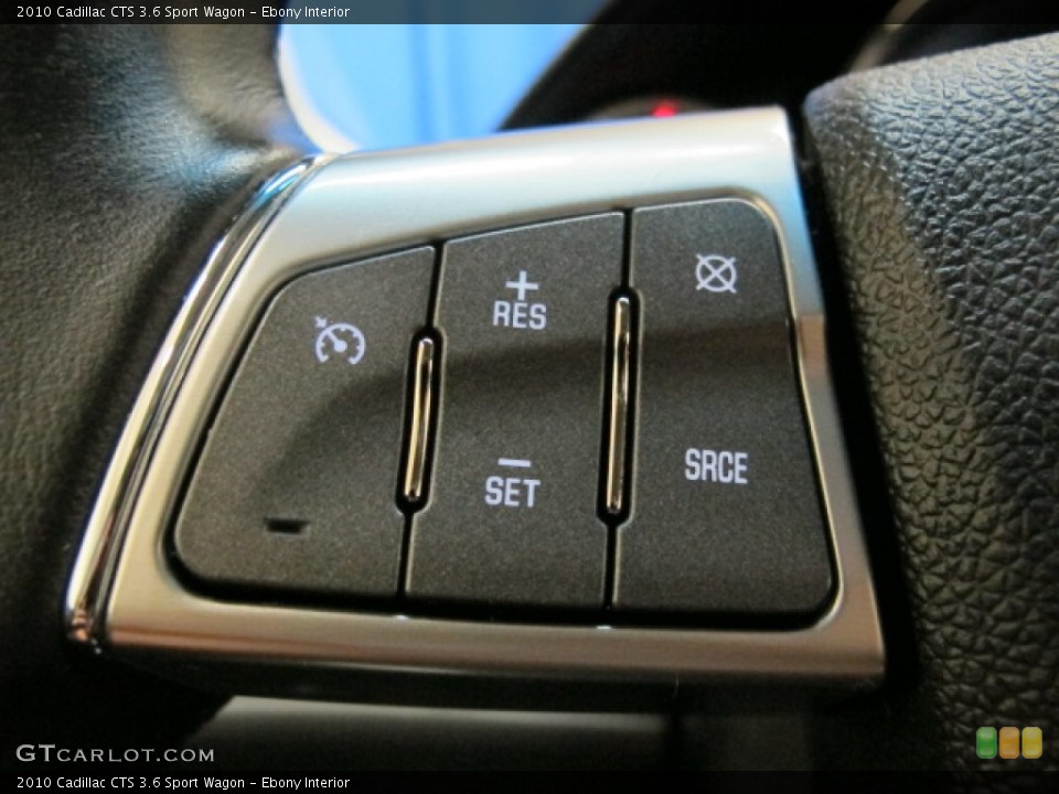 Ebony Interior Controls for the 2010 Cadillac CTS 3.6 Sport Wagon #68869620