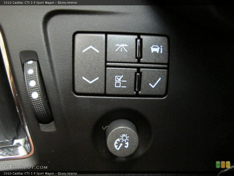Ebony Interior Controls for the 2010 Cadillac CTS 3.6 Sport Wagon #68869638
