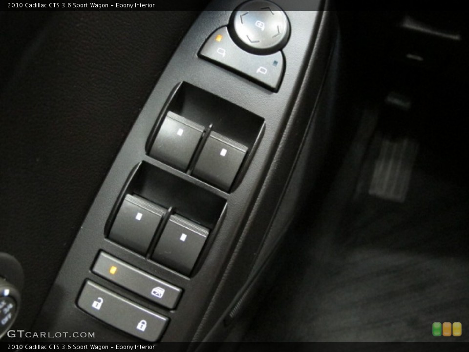 Ebony Interior Controls for the 2010 Cadillac CTS 3.6 Sport Wagon #68869647