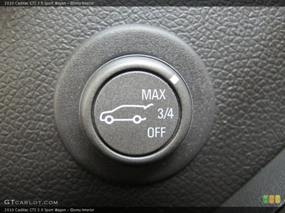 Ebony Interior Controls for the 2010 Cadillac CTS 3.6 Sport Wagon #68869665