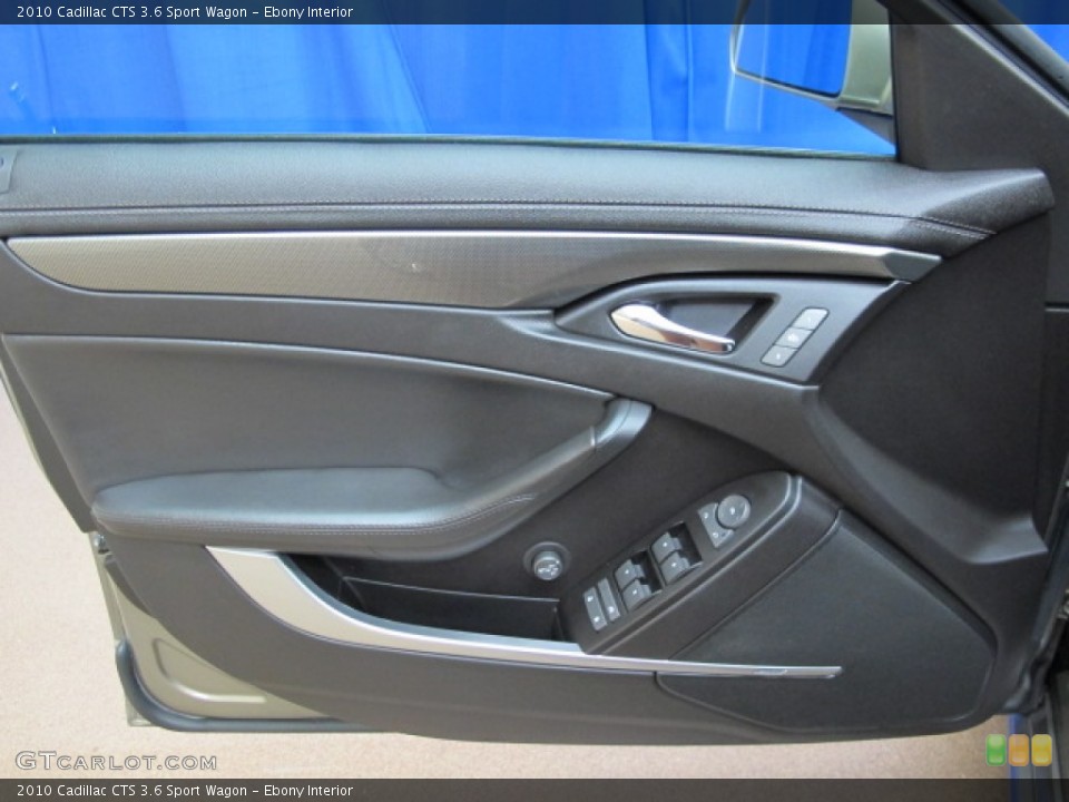 Ebony Interior Door Panel for the 2010 Cadillac CTS 3.6 Sport Wagon #68869683