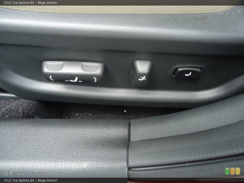 Beige Interior Controls for the 2012 Kia Optima EX #68871422