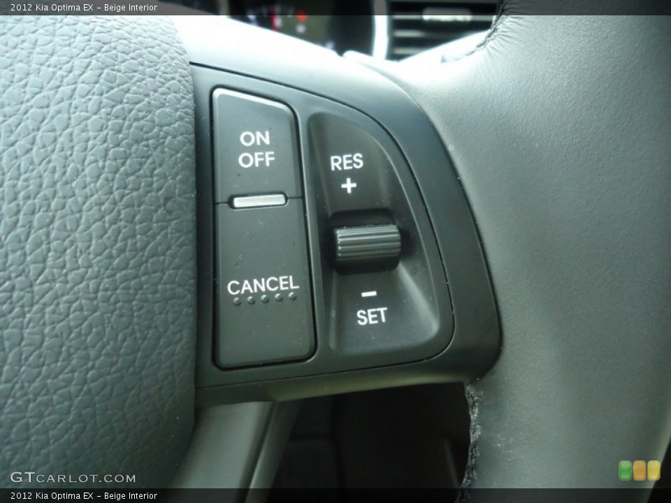 Beige Interior Controls for the 2012 Kia Optima EX #68871465