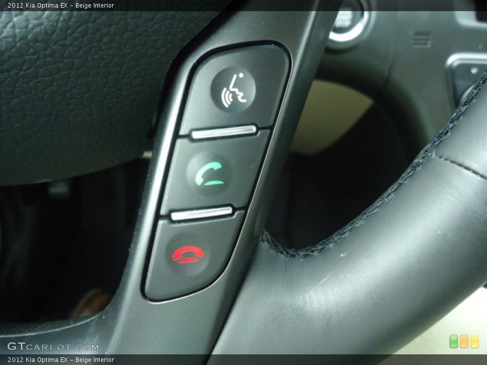 Beige Interior Controls for the 2012 Kia Optima EX #68871474
