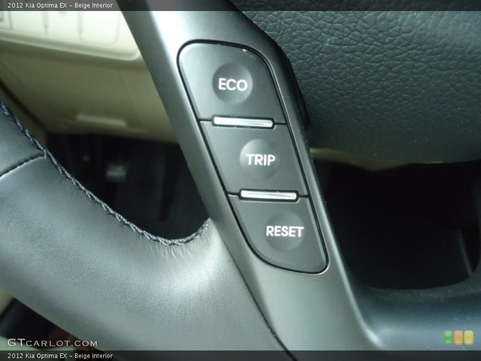 Beige Interior Controls for the 2012 Kia Optima EX #68871483