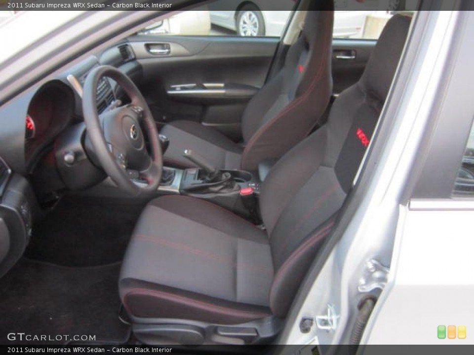 Carbon Black Interior Photo for the 2011 Subaru Impreza WRX Sedan #68871504
