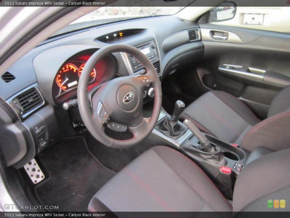 Carbon Black Interior Prime Interior for the 2011 Subaru Impreza WRX Sedan #68871513