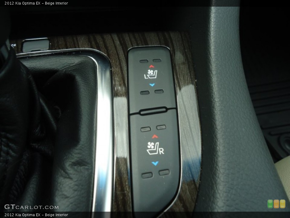 Beige Interior Controls for the 2012 Kia Optima EX #68871528