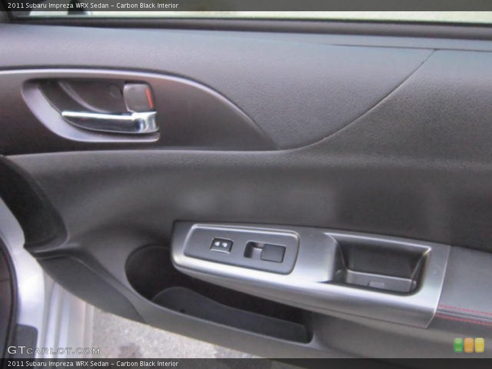 Carbon Black Interior Door Panel for the 2011 Subaru Impreza WRX Sedan #68871585