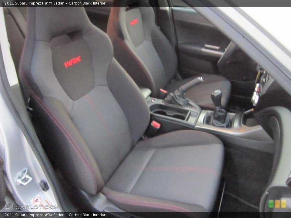 Carbon Black Interior Front Seat for the 2011 Subaru Impreza WRX Sedan #68871594