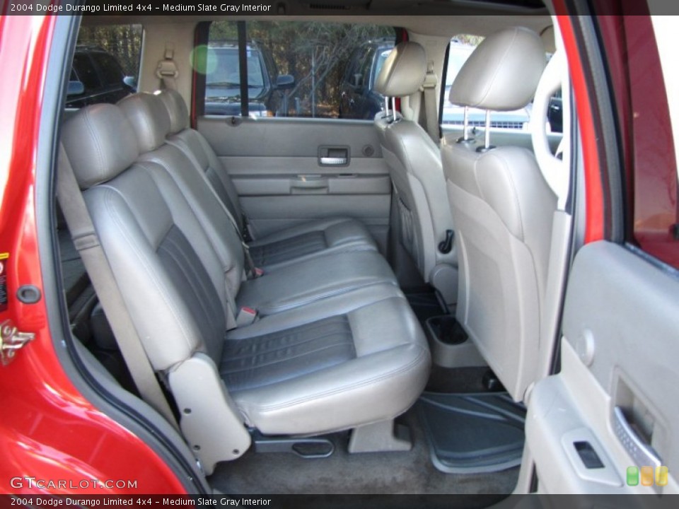 Medium Slate Gray Interior Rear Seat for the 2004 Dodge Durango Limited 4x4 #68871753