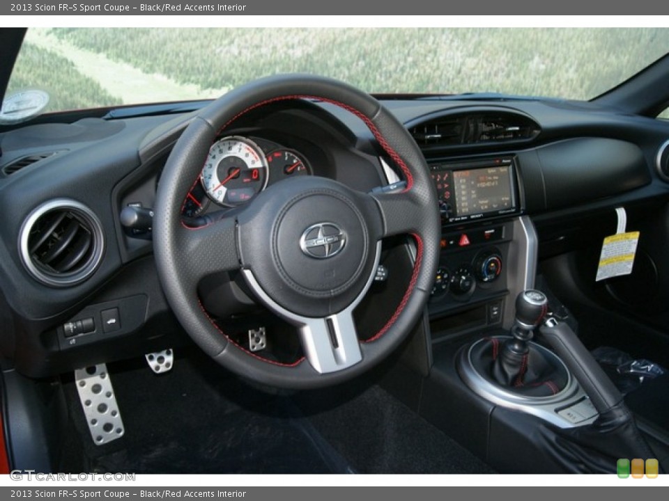Black/Red Accents Interior Prime Interior for the 2013 Scion FR-S Sport Coupe #68873580