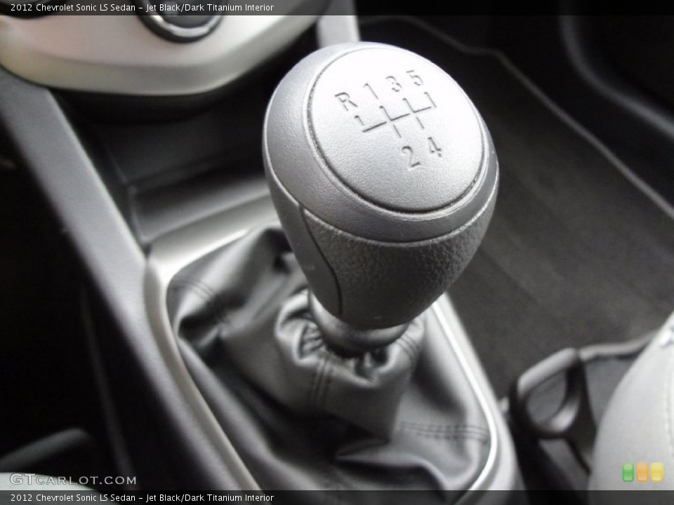 Jet Black/Dark Titanium Interior Transmission for the 2012 Chevrolet Sonic LS Sedan #68873841