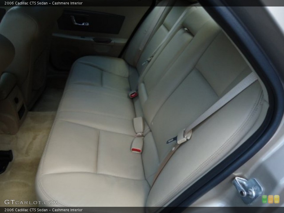 Cashmere Interior Rear Seat for the 2006 Cadillac CTS Sedan #68875791