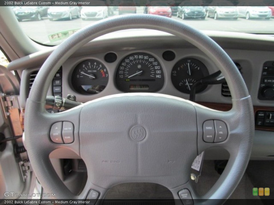 Medium Gray Interior Steering Wheel for the 2002 Buick LeSabre Custom #68876892