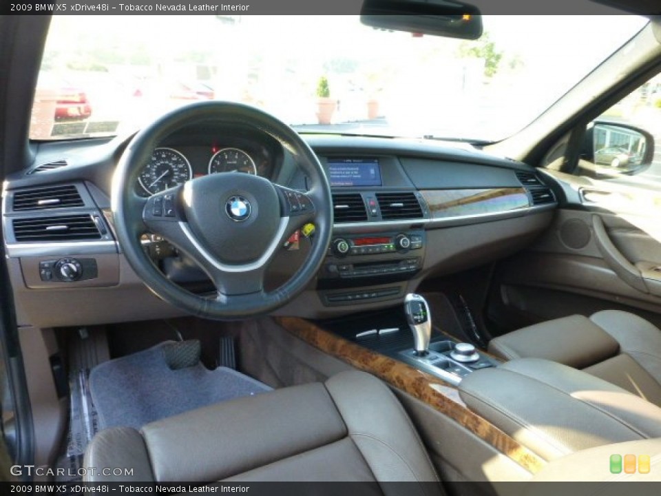 Tobacco Nevada Leather Interior Prime Interior for the 2009 BMW X5 xDrive48i #68876895
