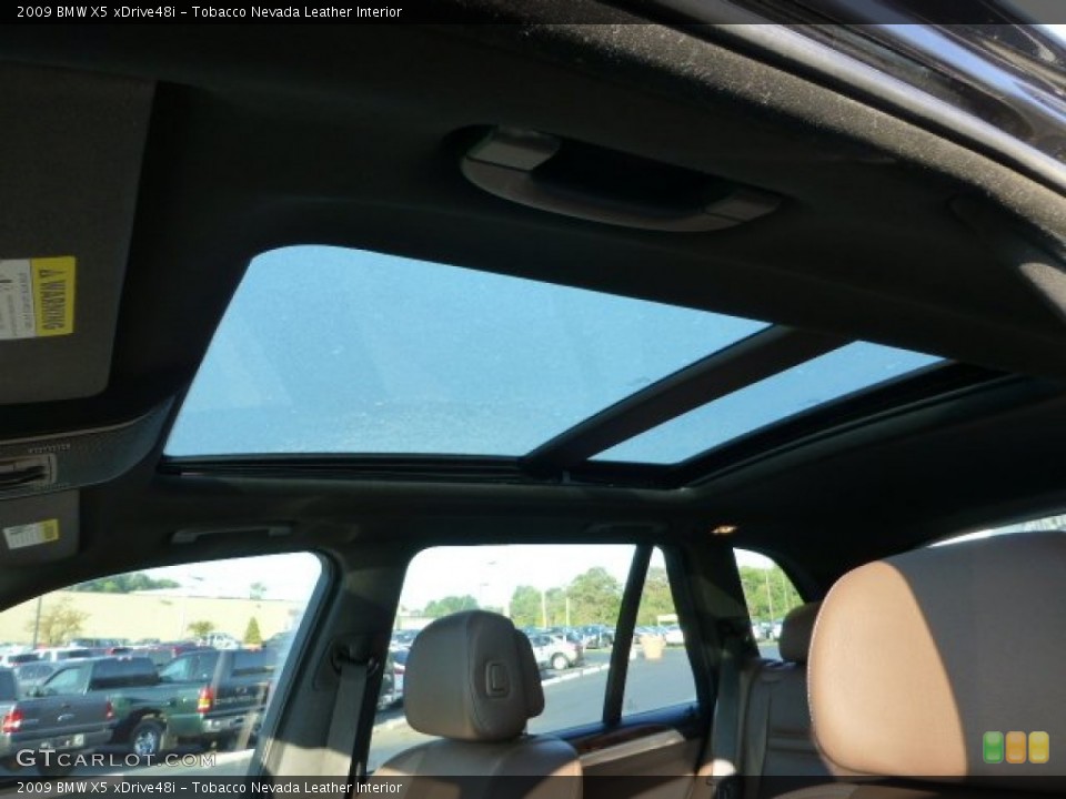 Tobacco Nevada Leather Interior Sunroof for the 2009 BMW X5 xDrive48i #68876931