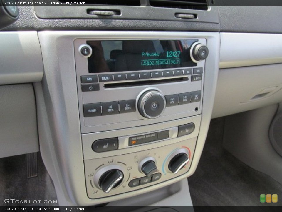 Gray Interior Controls for the 2007 Chevrolet Cobalt SS Sedan #68878005