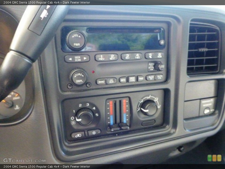 Dark Pewter Interior Controls for the 2004 GMC Sierra 1500 Regular Cab 4x4 #68878218