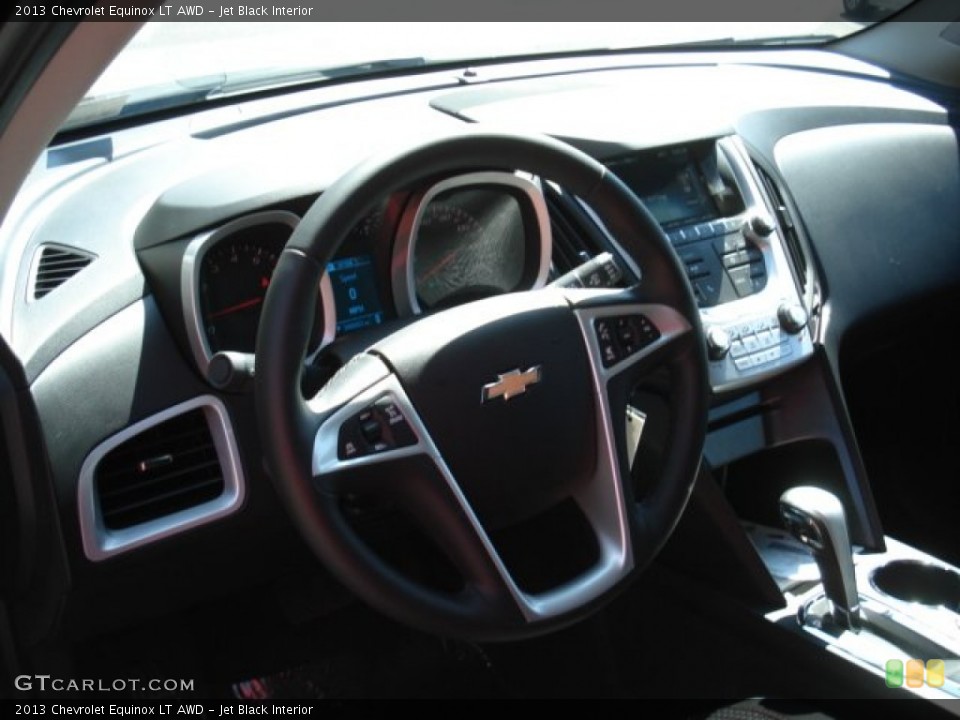 Jet Black Interior Dashboard for the 2013 Chevrolet Equinox LT AWD #68879535