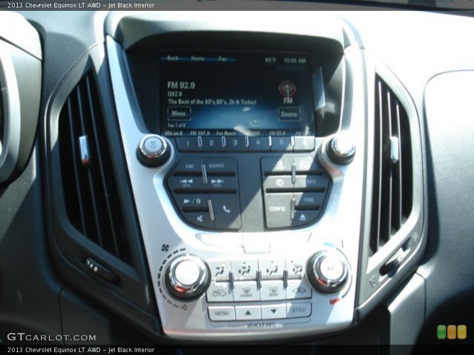 Jet Black Interior Controls for the 2013 Chevrolet Equinox LT AWD #68879583