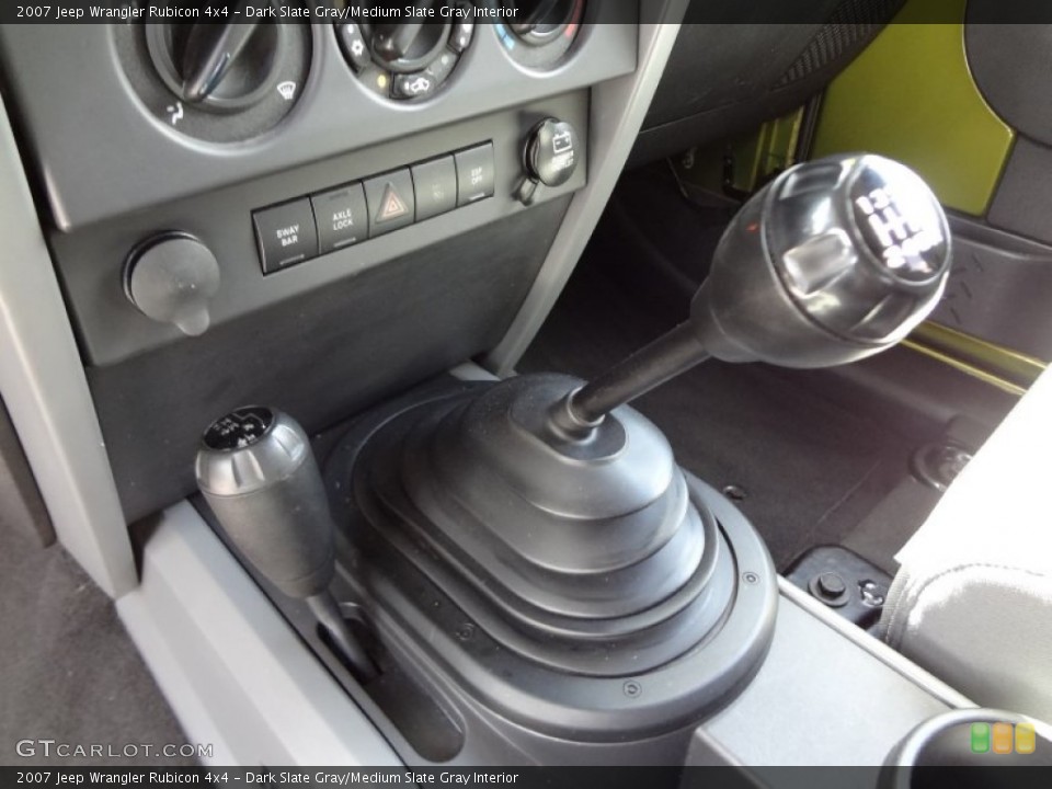 Dark Slate Gray/Medium Slate Gray Interior Transmission for the 2007 Jeep Wrangler Rubicon 4x4 #68880783