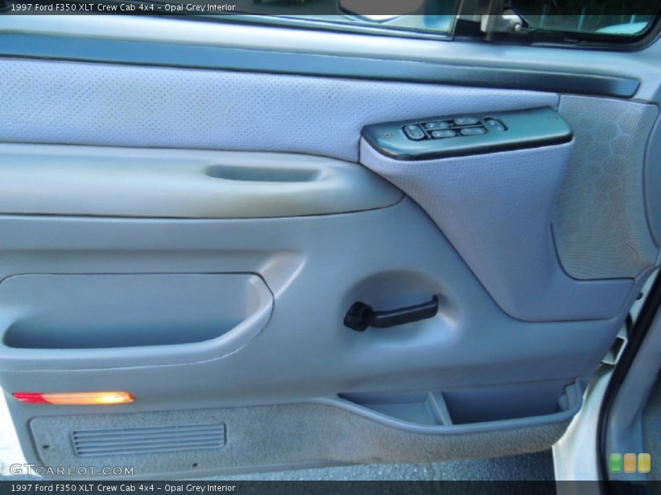 Opal Grey Interior Door Panel for the 1997 Ford F350 XLT Crew Cab 4x4 #68883996