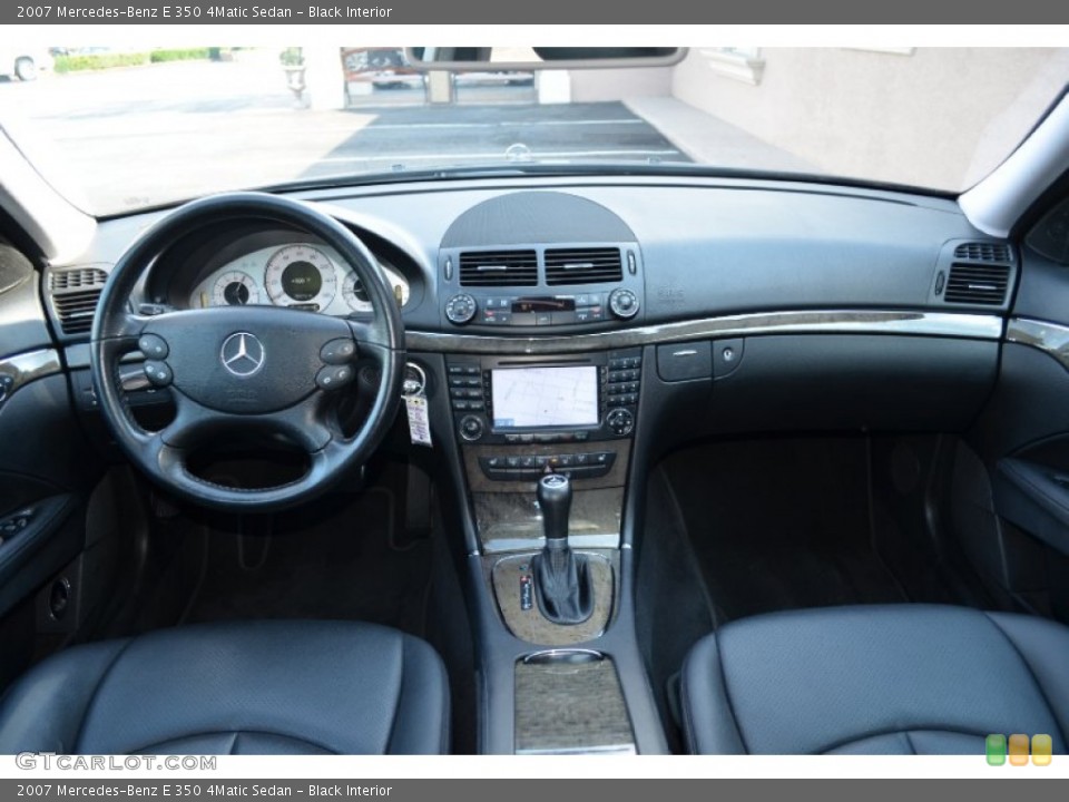 Black Interior Dashboard for the 2007 Mercedes-Benz E 350 4Matic Sedan #68884308