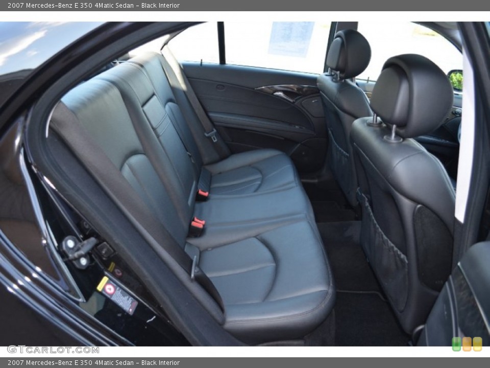 Black Interior Photo for the 2007 Mercedes-Benz E 350 4Matic Sedan #68884326