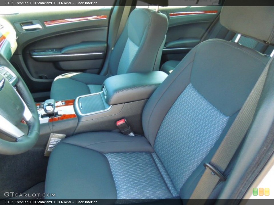 Black Interior Front Seat for the 2012 Chrysler 300  #68884984