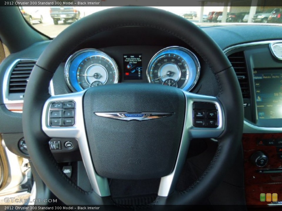 Black Interior Steering Wheel for the 2012 Chrysler 300  #68885016