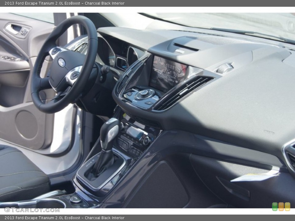 Charcoal Black Interior Dashboard for the 2013 Ford Escape Titanium 2.0L EcoBoost #68886276
