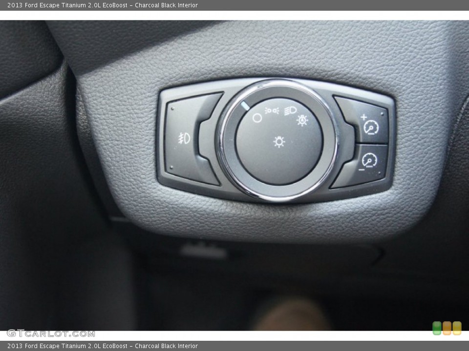 Charcoal Black Interior Controls for the 2013 Ford Escape Titanium 2.0L EcoBoost #68886324