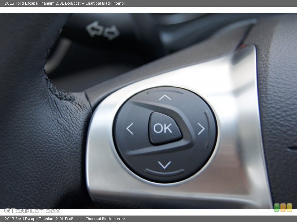 Charcoal Black Interior Controls for the 2013 Ford Escape Titanium 2.0L EcoBoost #68886336