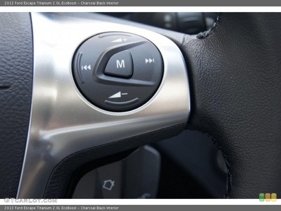 Charcoal Black Interior Controls for the 2013 Ford Escape Titanium 2.0L EcoBoost #68886348
