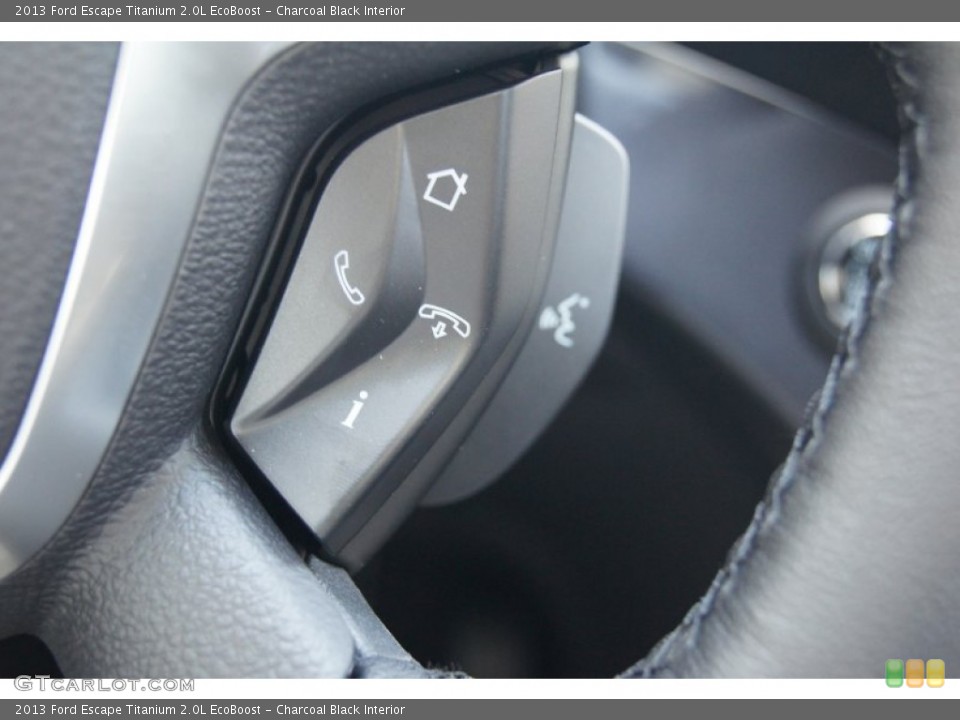 Charcoal Black Interior Controls for the 2013 Ford Escape Titanium 2.0L EcoBoost #68886354