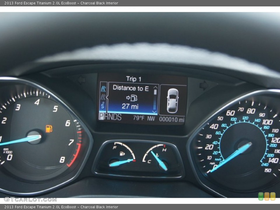 Charcoal Black Interior Gauges for the 2013 Ford Escape Titanium 2.0L EcoBoost #68886360