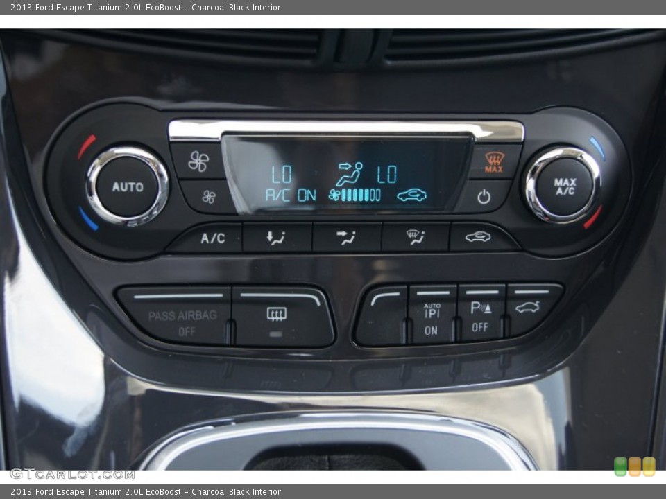 Charcoal Black Interior Controls for the 2013 Ford Escape Titanium 2.0L EcoBoost #68886384
