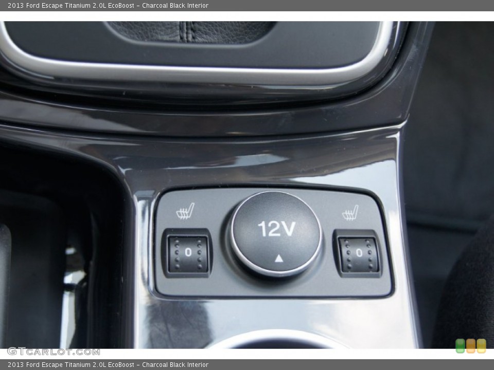 Charcoal Black Interior Controls for the 2013 Ford Escape Titanium 2.0L EcoBoost #68886402