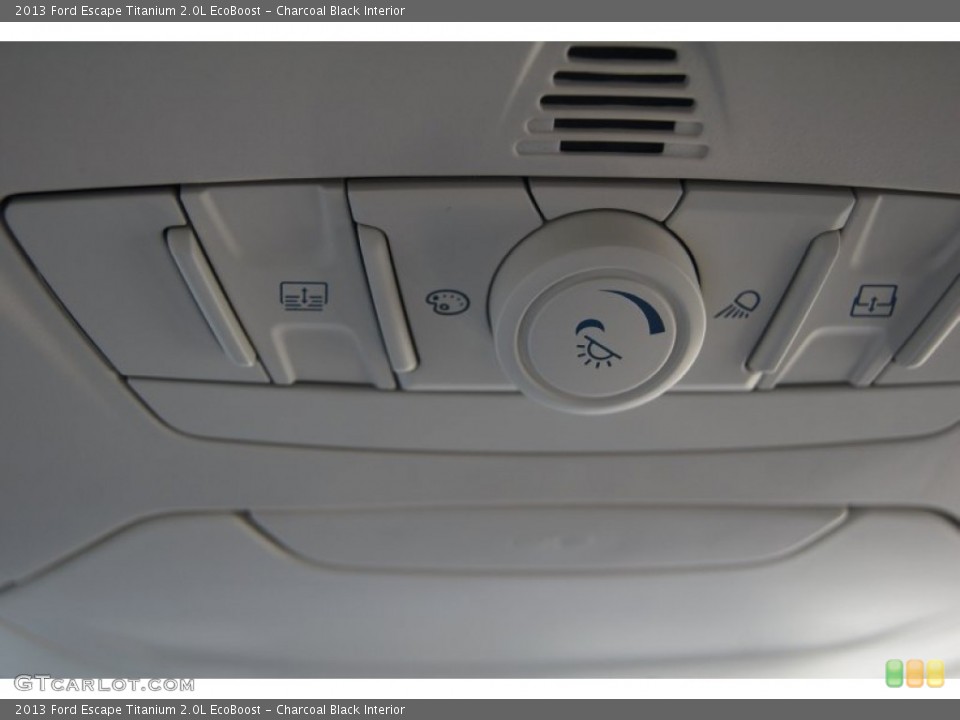 Charcoal Black Interior Controls for the 2013 Ford Escape Titanium 2.0L EcoBoost #68886414