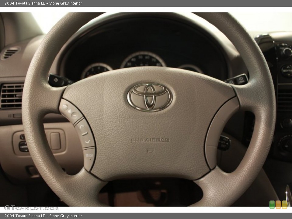 Stone Gray Interior Steering Wheel for the 2004 Toyota Sienna LE #68886963