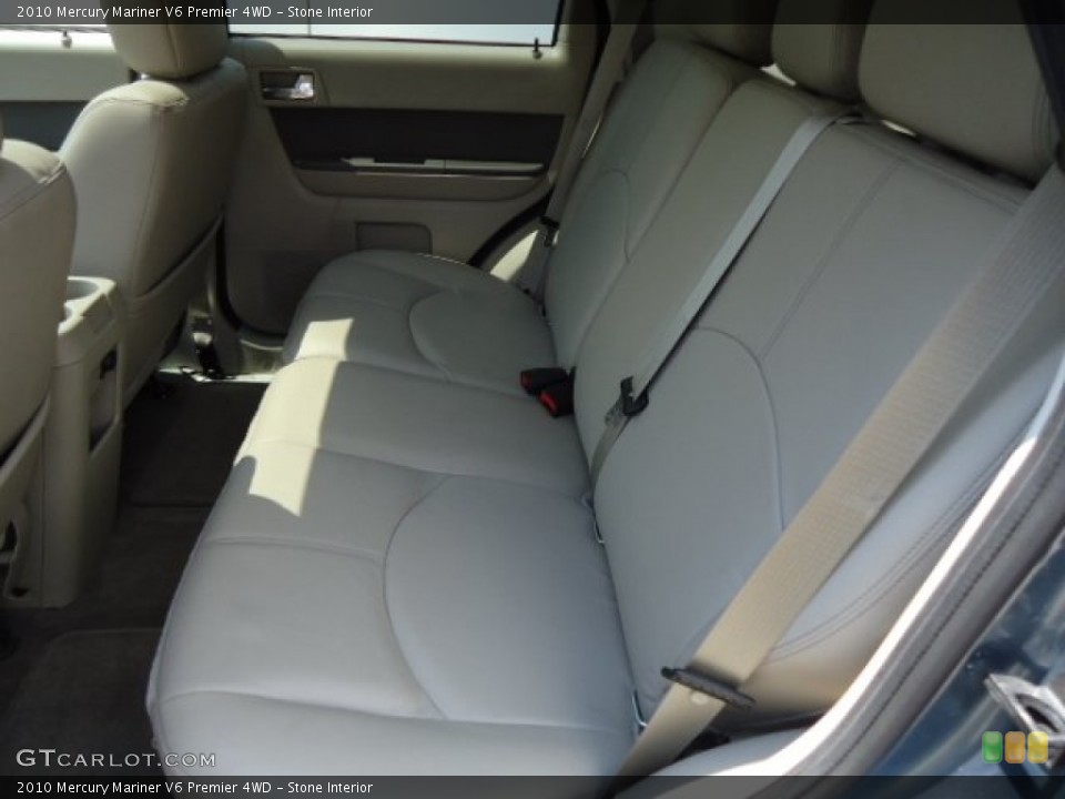 Stone Interior Rear Seat for the 2010 Mercury Mariner V6 Premier 4WD #68886966