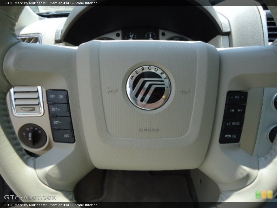 Stone Interior Controls for the 2010 Mercury Mariner V6 Premier 4WD #68887015